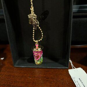 BETSEY JOHNSON LATTE LONG NECKLACE